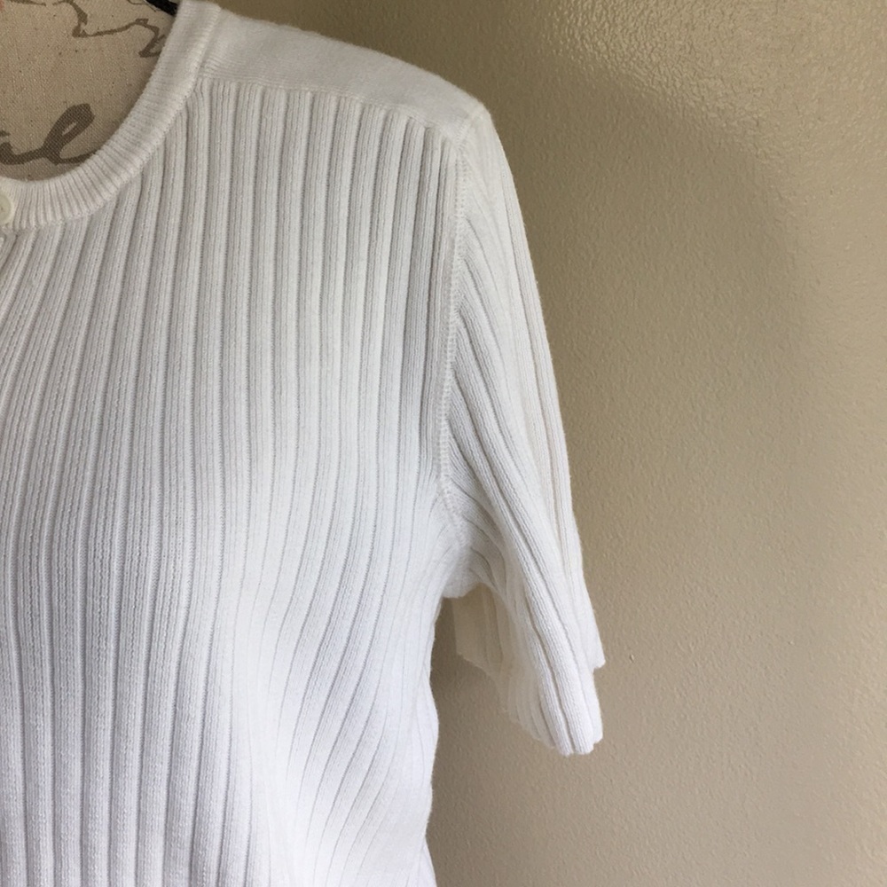 Vintage Tommy Hilfiger Sweater Top M Short Sleeve - Picture 3 of 6
